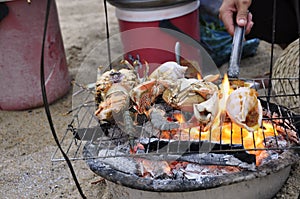 Barbecued Shellfish