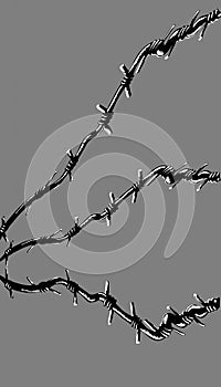 Barbed wire