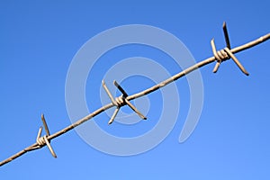 Barbed wire