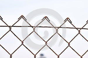 The barbed wire as protection against unauthorized entry into private territory