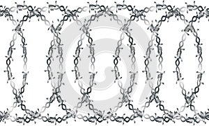 Barbed Wire Frames Circle