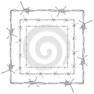 Barbed Wire Illustration