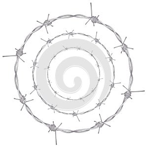 Barbed Wire Illustration