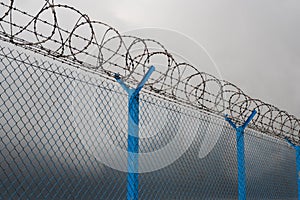 Barbed wire - restricted area