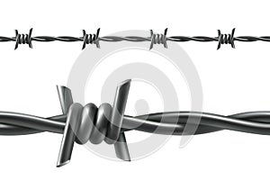 Barbed wire seamless vector