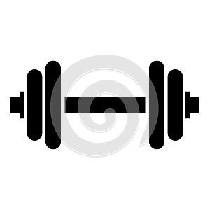 Barbells, weightlifting and exercise isolated icon photo