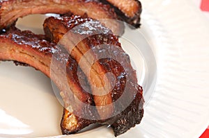 Barbeque pork ribs