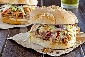 Barbeque Pulled Pork Sandwiches