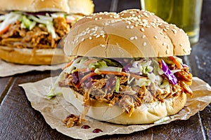 Barbeque Pulled Pork Sandwiches