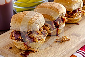 Barbeque Pulled Pork Sandwiches