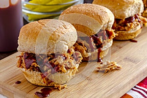 Barbeque Pulled Pork Sandwiches photo