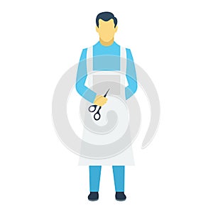 Barber Color Vector Illustration icons which can easily modified or edited photo