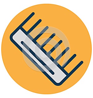 Barber, comb Isolated Vector Icon that can easily Modify or edit photo