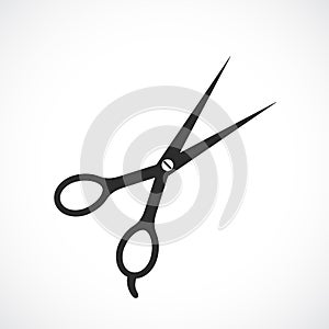 Barber hair scissors icon