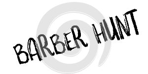 Barber Hunt rubber stamp