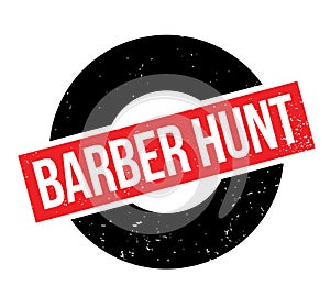 Barber Hunt rubber stamp