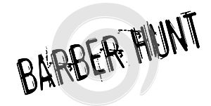 Barber Hunt rubber stamp