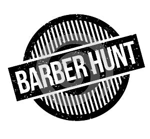 Barber Hunt rubber stamp