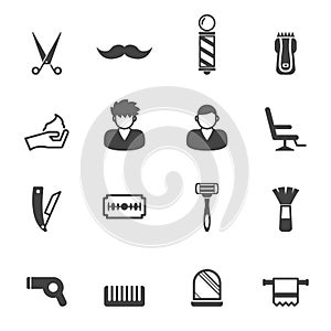 Barber icons