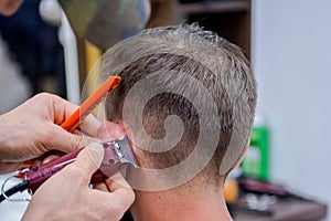 The Barber Male Haircut in Our Days