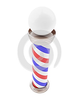 Barber Pole 3d Illustrations