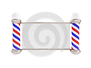 Barber Pole on a white background