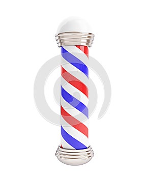 Barber Pole on a white background