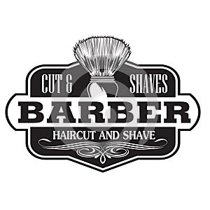 Barber Shop Hair Salon Hair Stylist Vintage  logo Luxury Pomade Retro Royal Vector