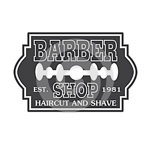 Barber Shop Hair Salon Hair Stylist Vintage logo Luxury Pomade Retro Royal Vector