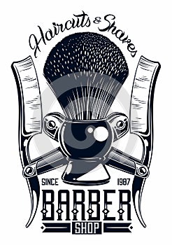 Barber shop logo