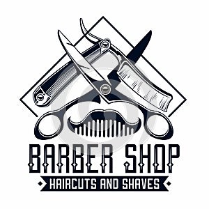 Barber shop logo