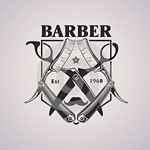 Barber shop logotype