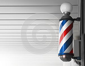 Barber shop pole