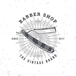 Barber shop razor