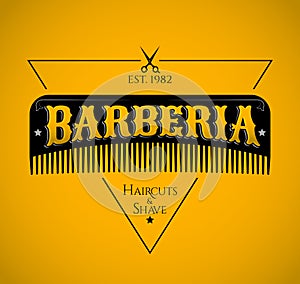 Barberia, Barbershop spanish text photo