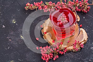 Barberry and barberry juice photo