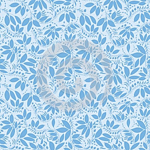 Barberry seamless pattern. silhouette of berry or plants