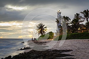 Barbers Point Lighthouse Sunset Seascape