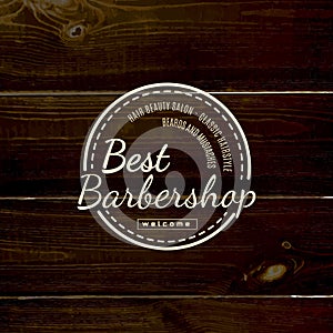 Barbershop badges logos and labels for any use