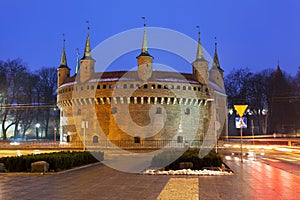 Barbican in Krakow photo