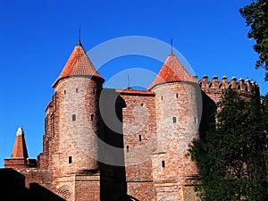 Barbican - old fortification in Warsaw