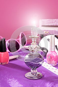 Barbie style fashion makeup vanity dressing table