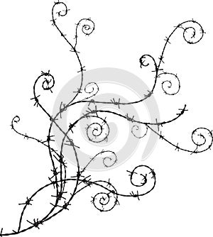 Barbwire ornament