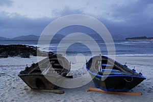 Barcas beach in Vigo