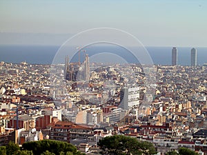 Sagrada Familia Cathedral in Barcelona, Spain photo