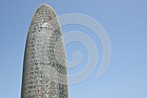 Barcelona Agbar Tower Head View