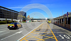 Barcelona airport street