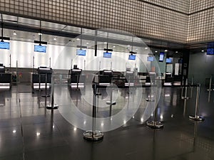 Barcelona airport terminal B, departure hall, Aeropuerto Josep Tarradellas, El Prat, Barcelona photo
