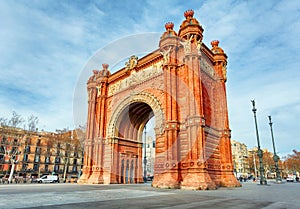 Barcelona, Arc de Triomph, Spain