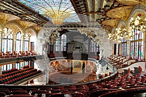 Barcelona catalan music palace photo